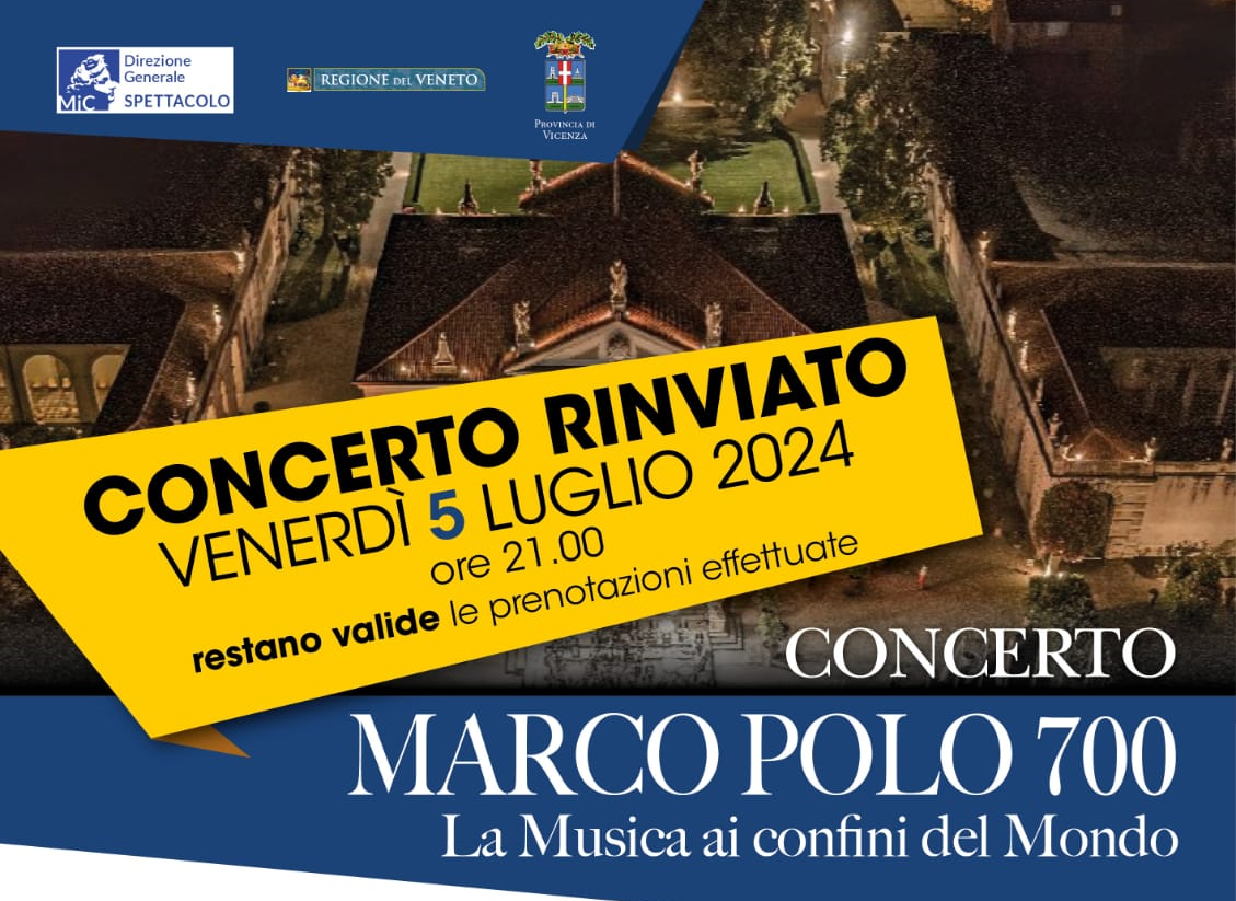 concerto Marco Polo rinviato 