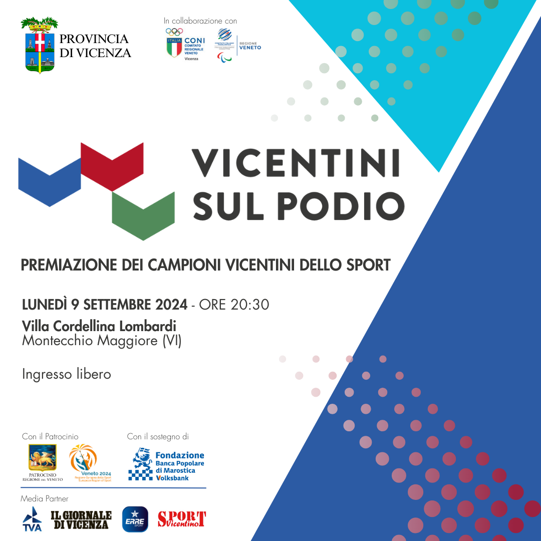 post vicentini sul podio