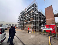 Sopralluogo al cantiere della nuova palazzina a servizio dell'istituto Montagna Foto 1